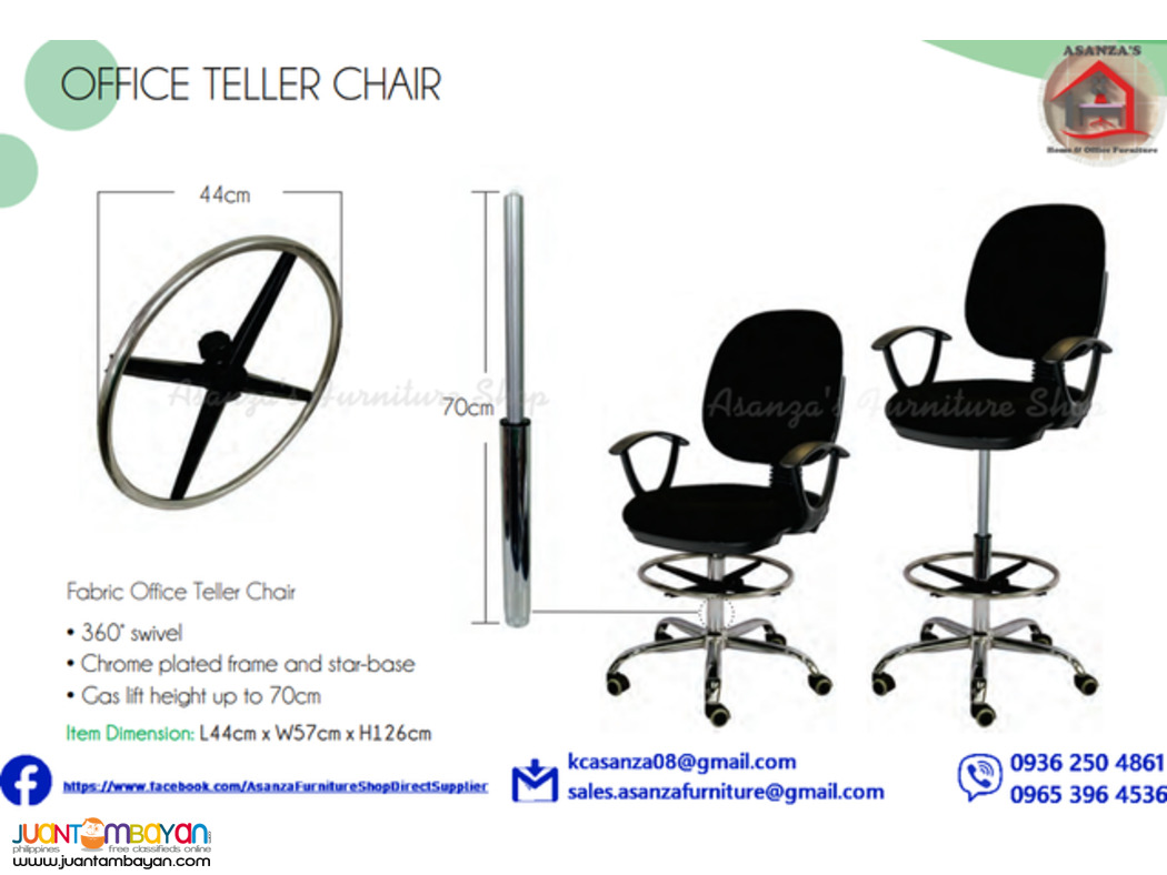 OFFICE TELLER CHAIR * FACTORY PRICE