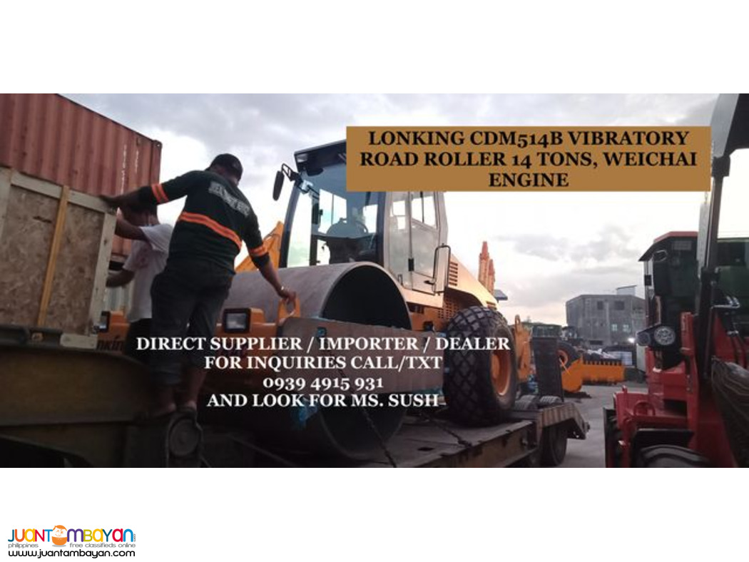14tons vibratory road roller pizon cdm514b lonking for sale