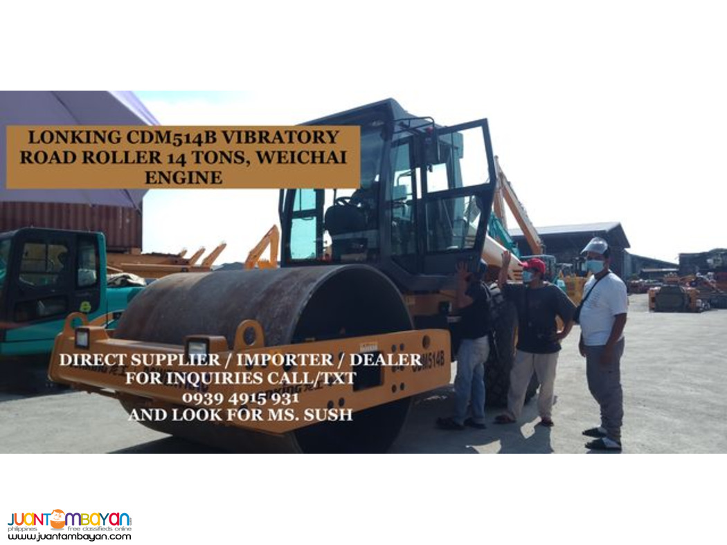 14tons vibratory road roller pizon cdm514b lonking for sale