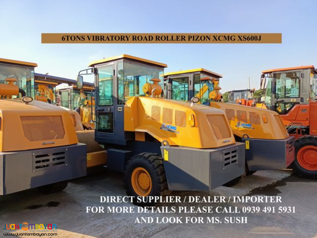 xs600j XCMG Vibratory road roller pizon 6tons for sale
