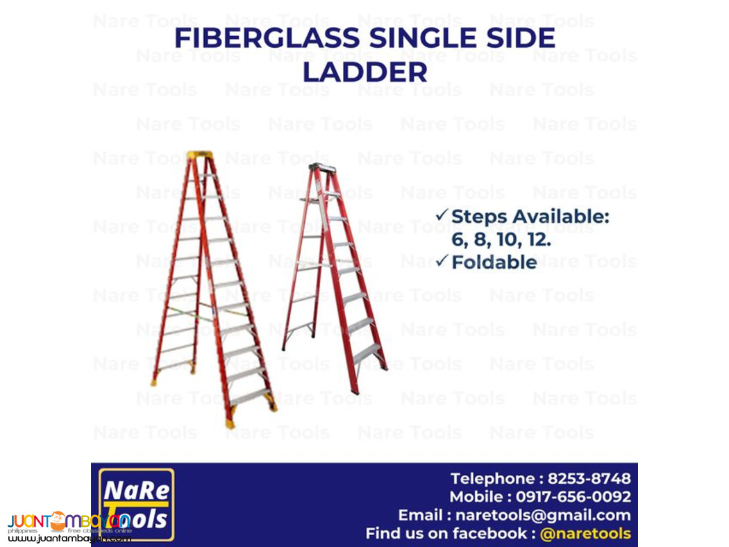 Topright Fiber Glass Single Side Ladder