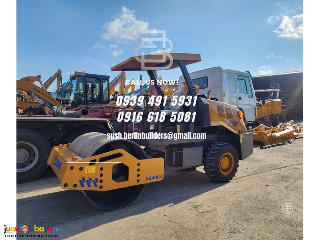 4tons vibratory road roller pizon xCMG XS400j, single Drum for sale