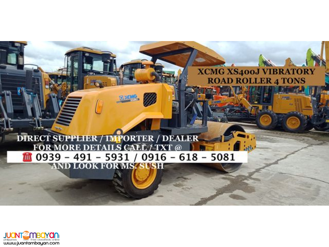 4tons vibratory road roller pizon xCMG XS400j, single Drum for sale