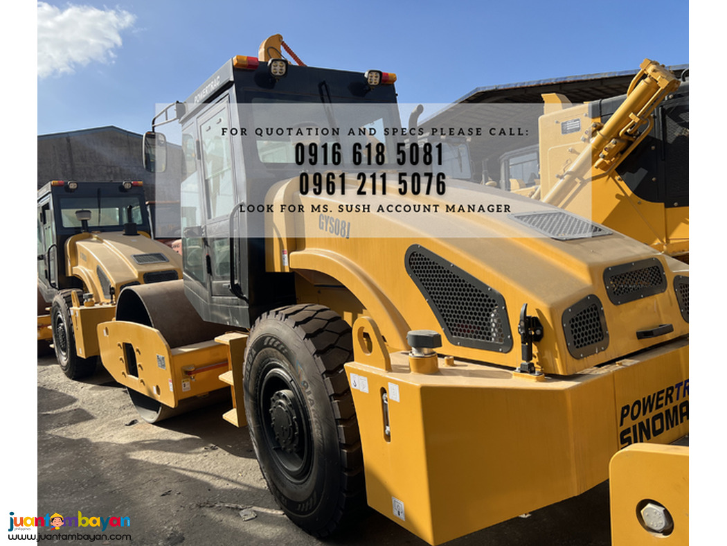 sinomach GSY08J 8tons Vibratory Road Roller Pizon brand new