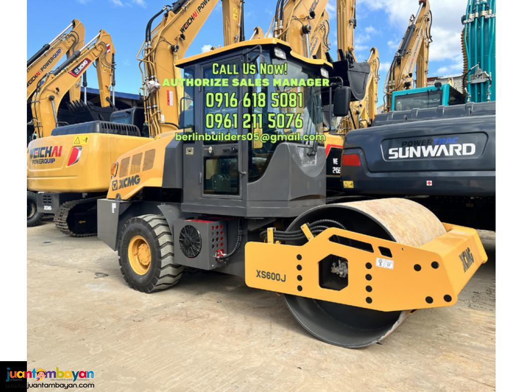 xs600j XCMG Vibratory road roller pizon 6tons for sale