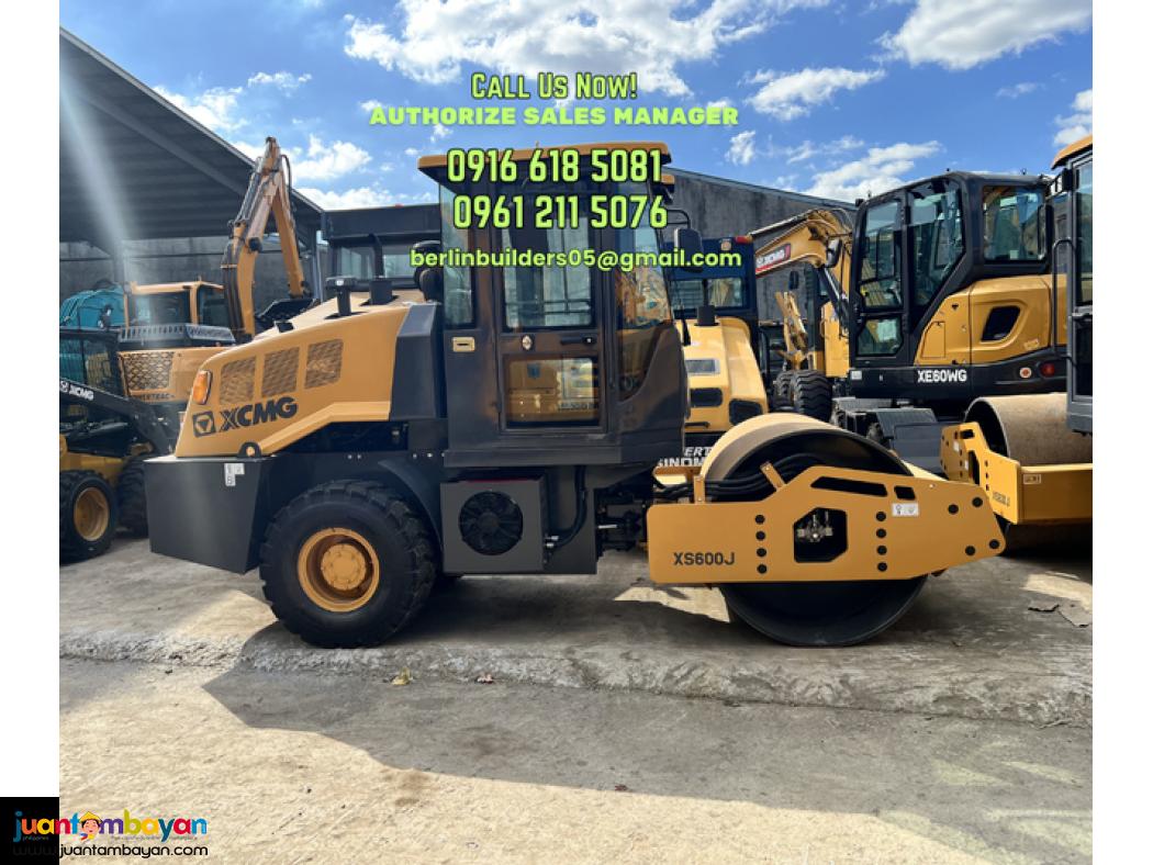xs600j XCMG Vibratory road roller pizon 6tons for sale