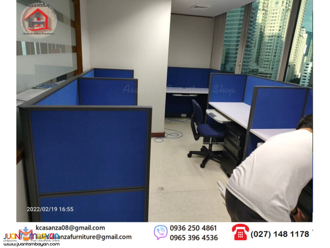 SPACE-SAVING CUBICLE | MOBILE PEDESTAL | KEYBOARD TRAY | FACTORY PRICE