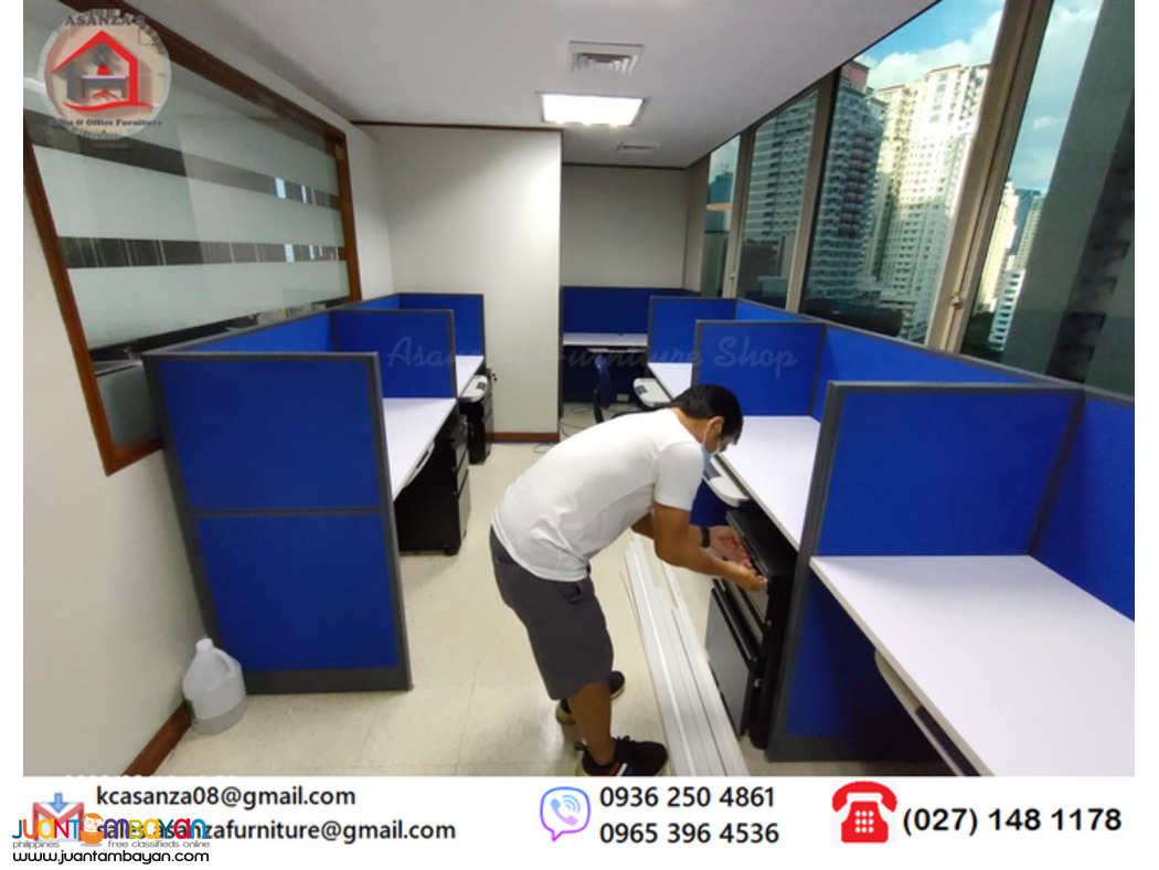 SPACE-SAVING CUBICLE | MOBILE PEDESTAL | KEYBOARD TRAY | FACTORY PRICE