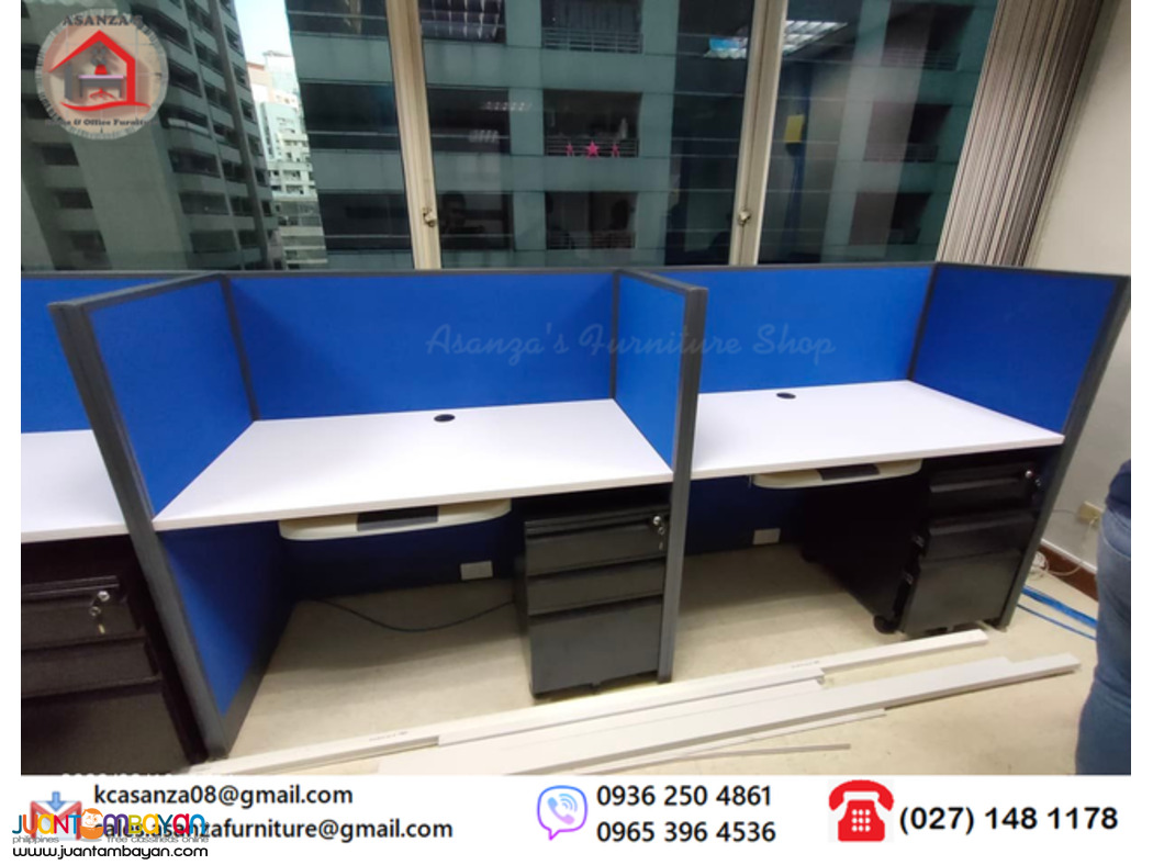 SPACE-SAVING CUBICLE | MOBILE PEDESTAL | KEYBOARD TRAY | FACTORY PRICE