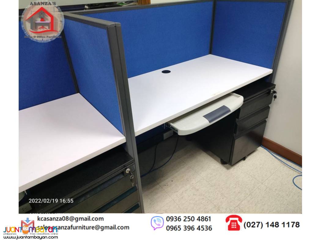 SPACE-SAVING CUBICLE | MOBILE PEDESTAL | KEYBOARD TRAY | FACTORY PRICE