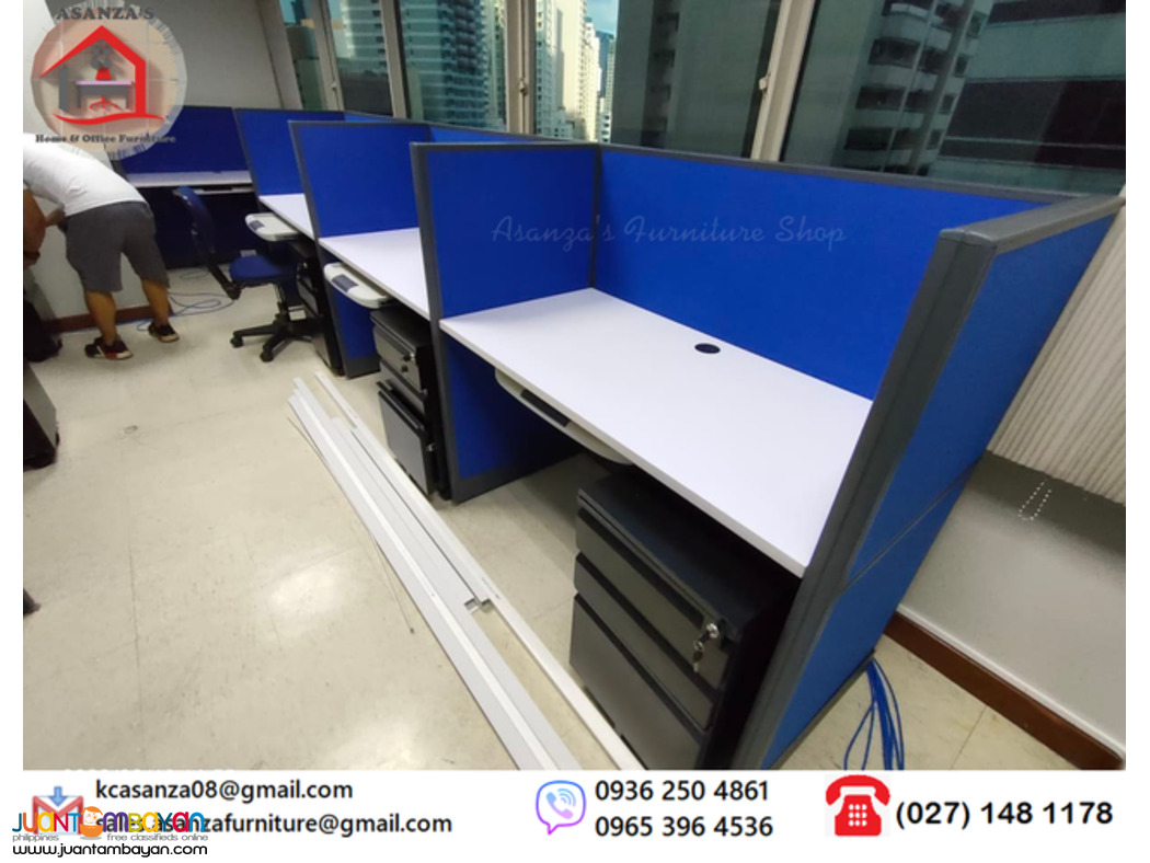 SPACE-SAVING CUBICLE | MOBILE PEDESTAL | KEYBOARD TRAY | FACTORY PRICE