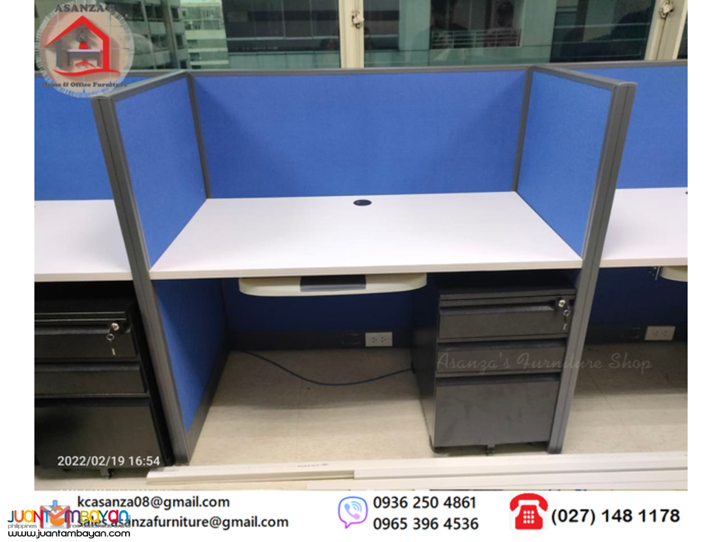 SPACE-SAVING CUBICLE | MOBILE PEDESTAL | KEYBOARD TRAY | FACTORY PRICE