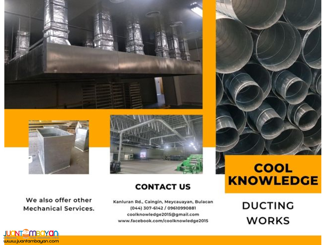 DUCTING | DUCTING WORKS | SPIRAL DUCT DUCTING | DUCTING WORKS | SPIRAL DUCT