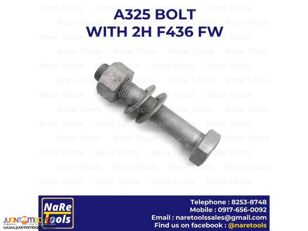 A325 Bolt w/ 2H F436 Flat Washer