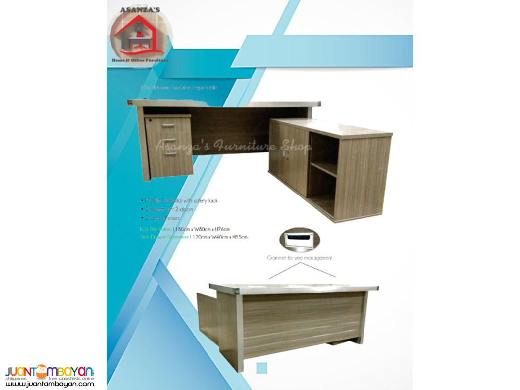 EXECUTIVE L-TYPE TABLE | DIRECT FACTORY SALE