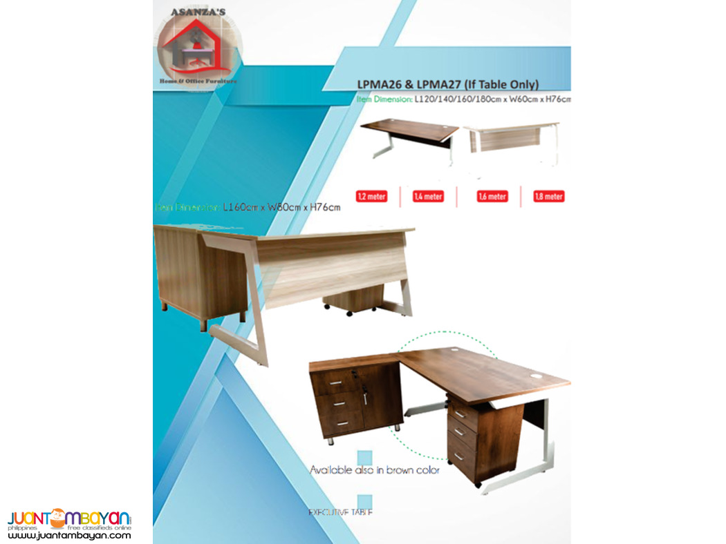 EXECUTIVE L-TYPE TABLE | DIRECT FACTORY SALE