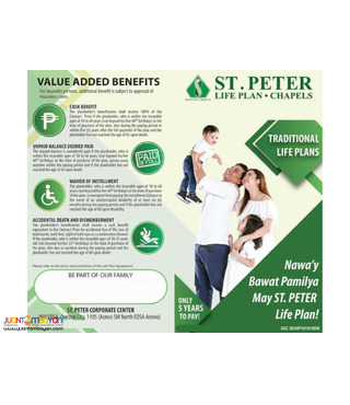 St. Peter Traditional Life Plans