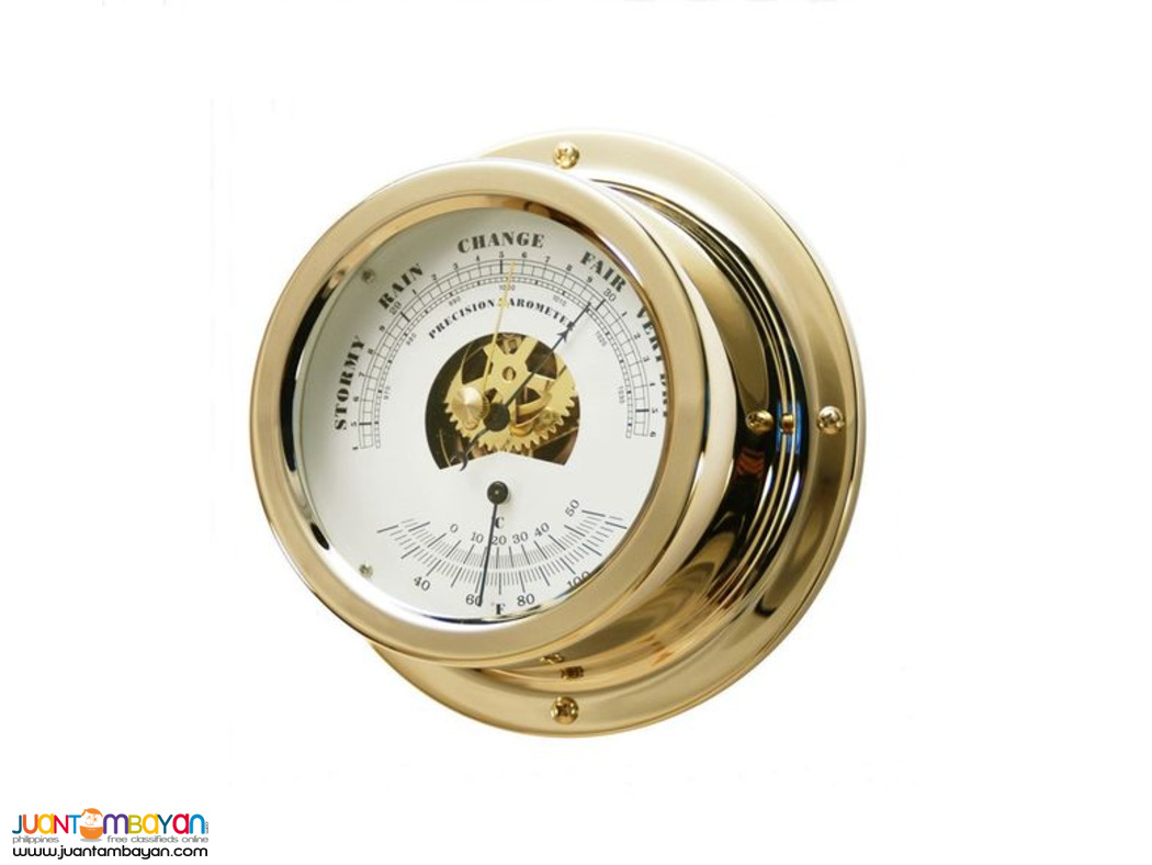 Aneroid Barometer, Precision Aneroid Barometer with Thermometer