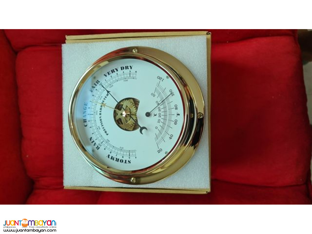 Aneroid Barometer, Precision Aneroid Barometer with Thermometer