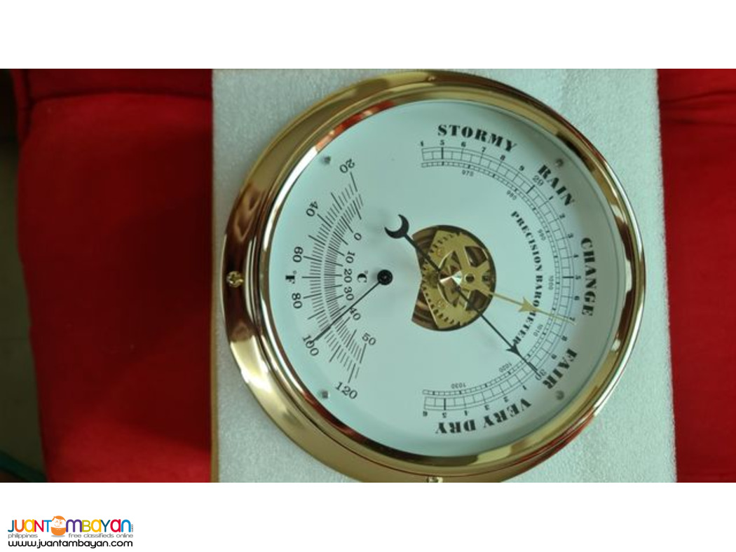 Aneroid Barometer, Precision Aneroid Barometer with Thermometer