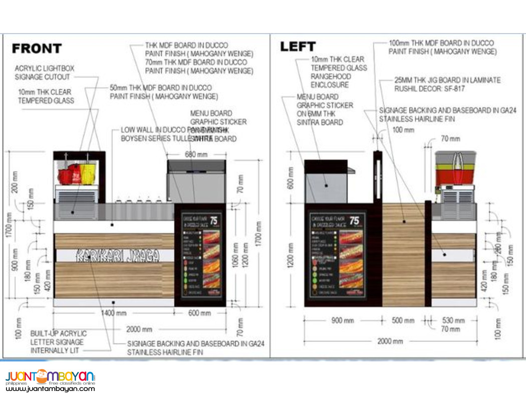 Mall Kiosk Designing, Mall Cart Designing