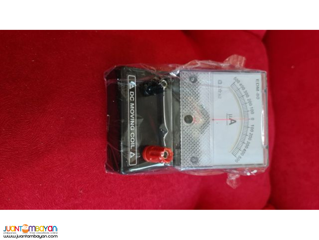 Galvanometer, Moving Coil DC Galvanometer, EDM-80, 500-0-500uA