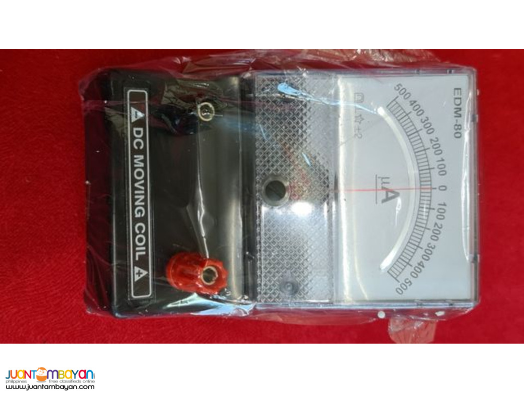 Galvanometer, Moving Coil DC Galvanometer, EDM-80, 500-0-500uA