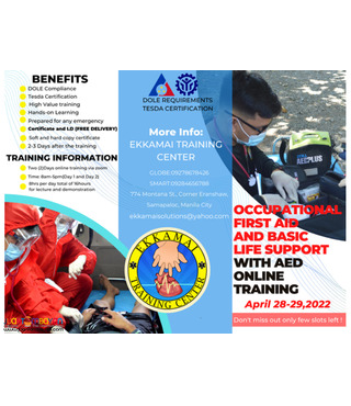 Occupational First Aid & Basic Life Support with AED Training