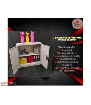 2 Layer Swing Door Metal Cabinet | Factory Price