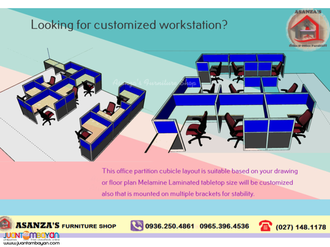 Modern Design | Office Partition-Workstation | Factory Price