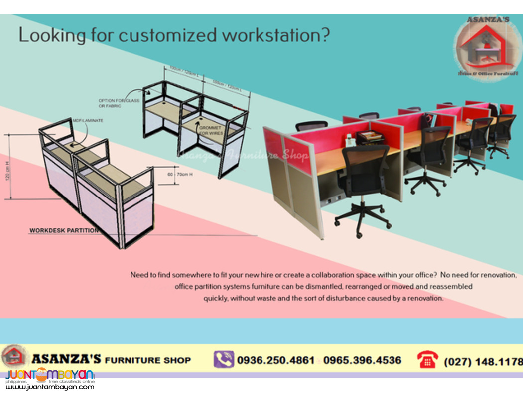 Modern Design | Office Partition-Workstation | Factory Price
