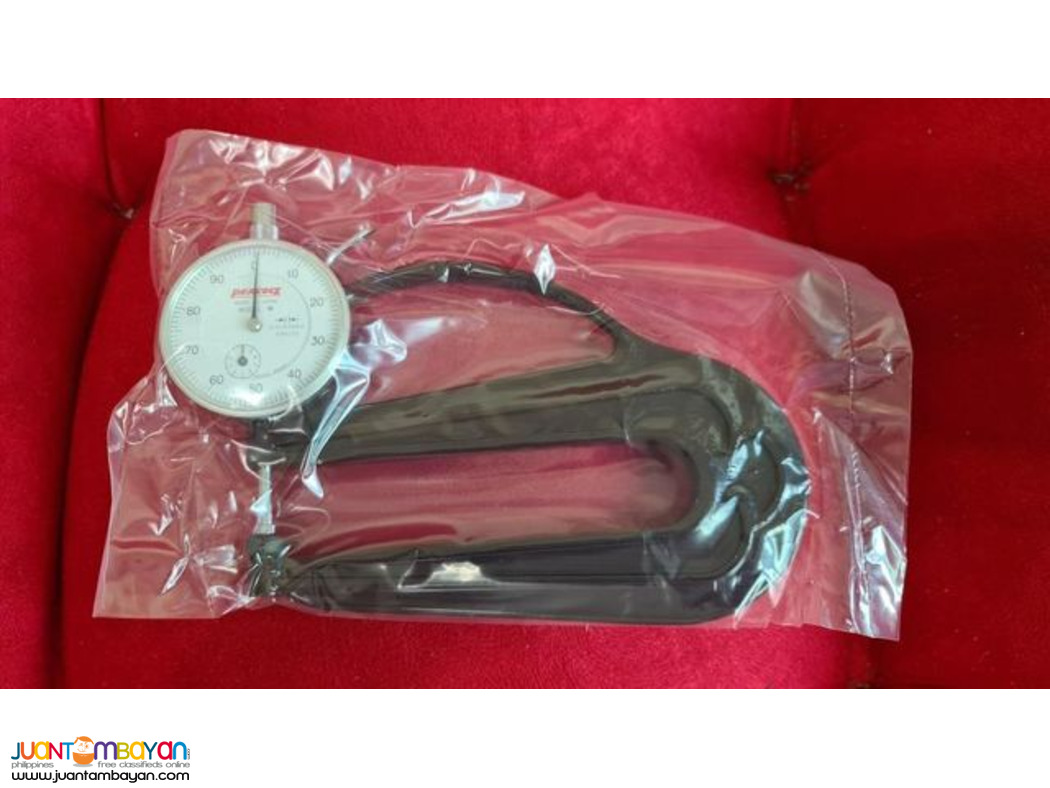WIDE JAW Thickness Gauge, Dial Thickness Gauge, Peacock, (Japan)