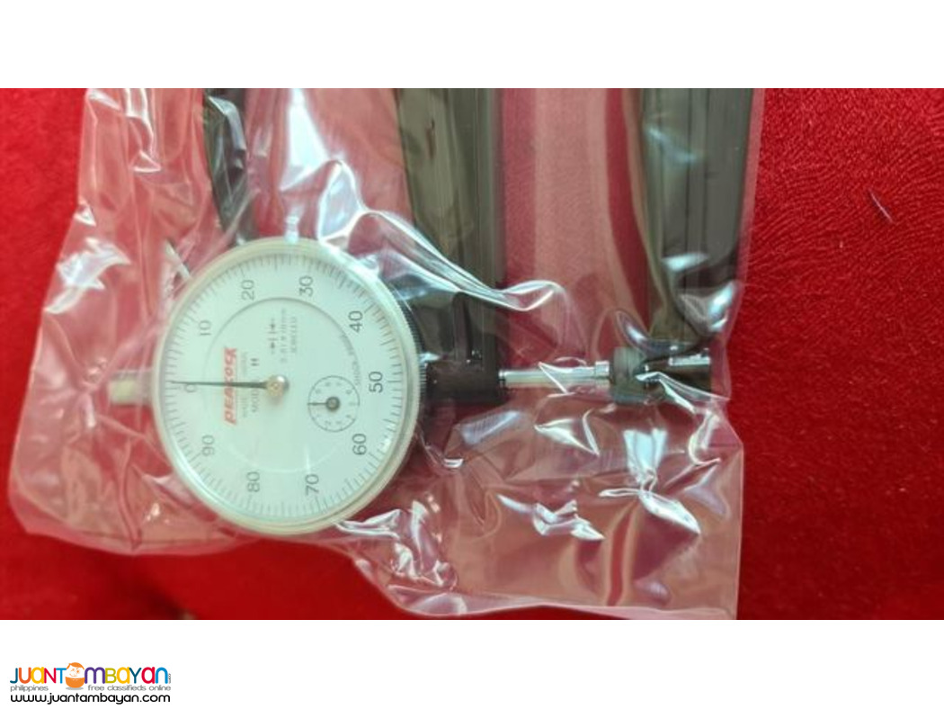 WIDE JAW Thickness Gauge, Dial Thickness Gauge, Peacock, (Japan)