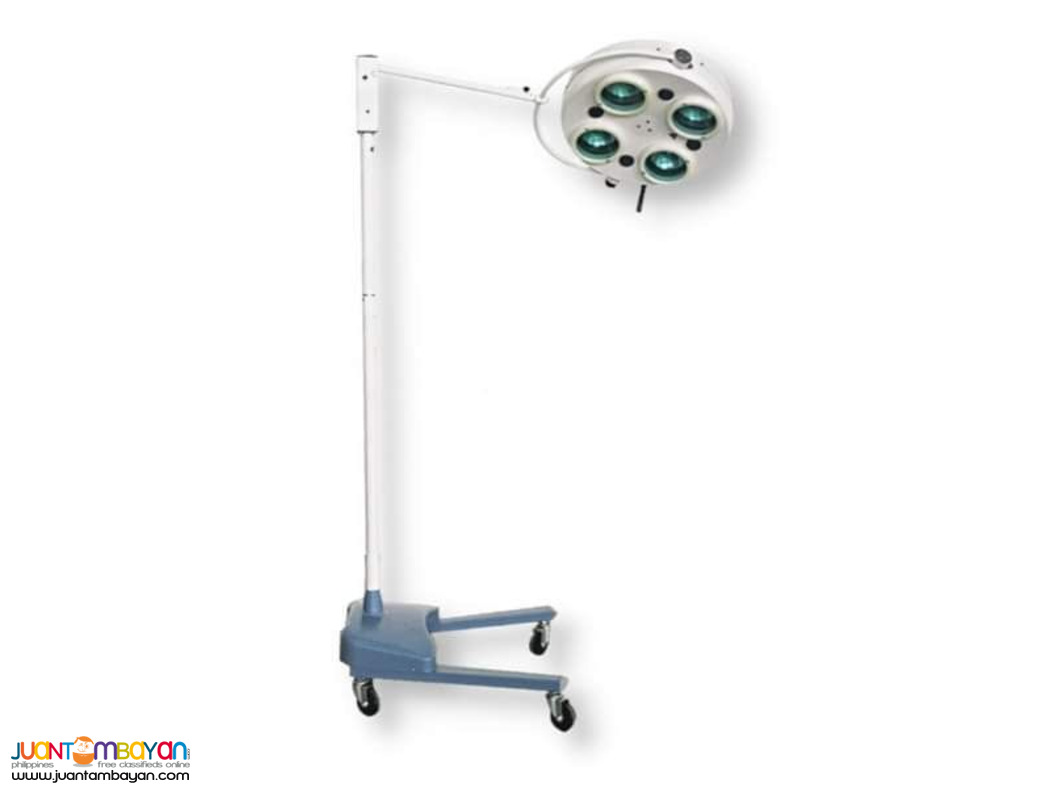 Vertical Shadowless OR lED Lamp with wheels