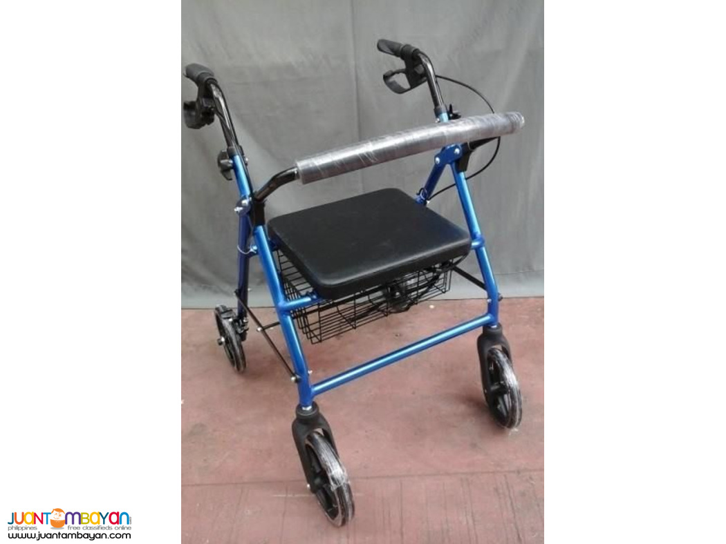 Rollator Walker With 4 wheels and handbrakes