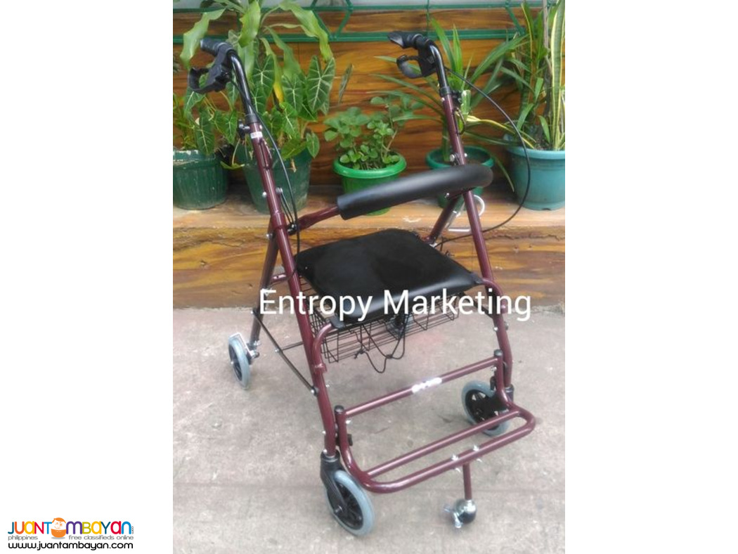 Rollator Walker with Footrest