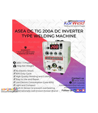 ASEA DC TIG 200A Welding machine Inverter Type 