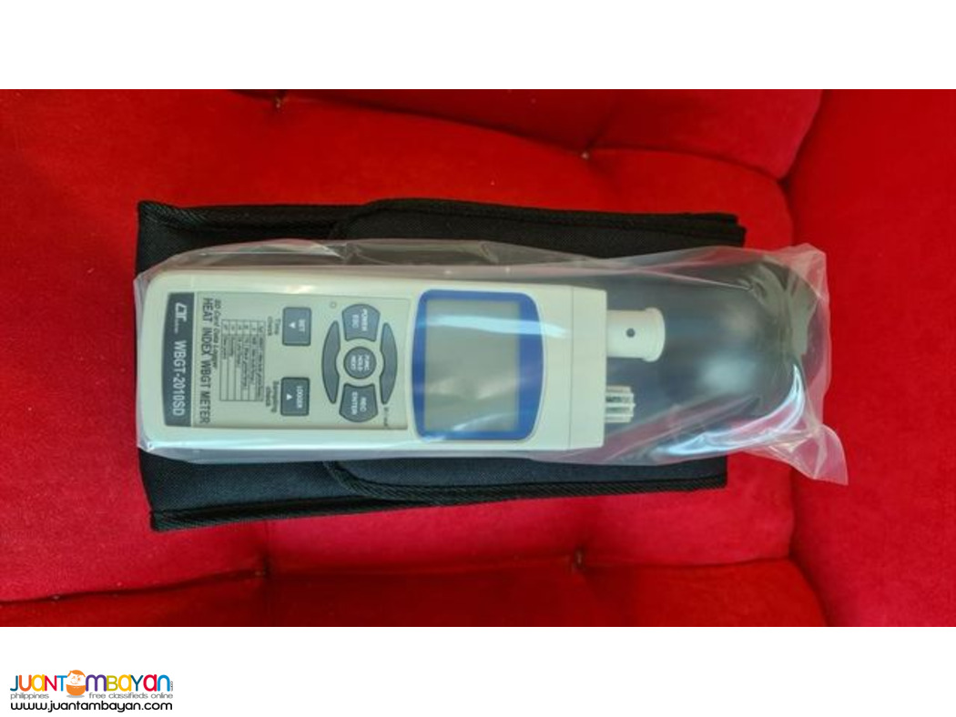 WBGT Meter Datalogger, Heat Stress Meter, Lutron WBGT-2010SD