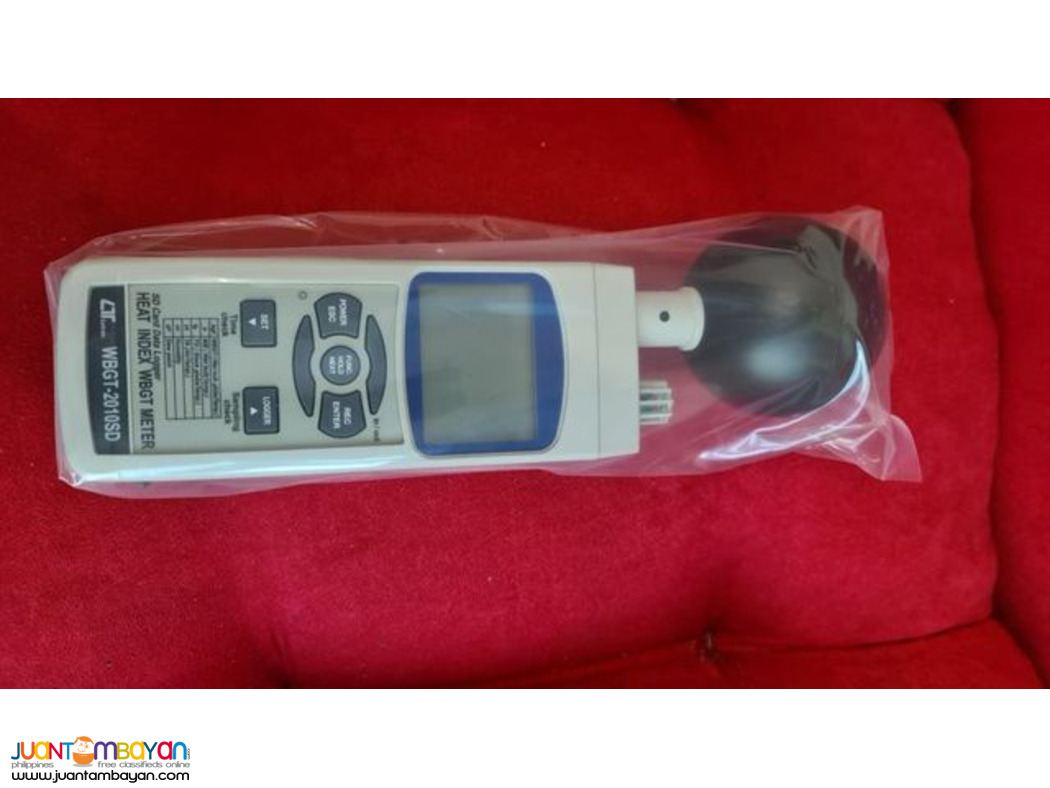 WBGT Meter Datalogger, Heat Stress Meter, Lutron WBGT-2010SD