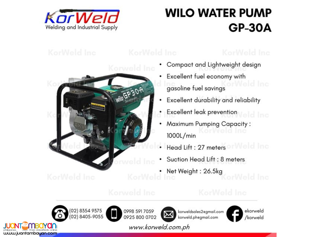 Water and Submersible Pump