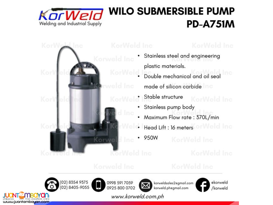 Water and Submersible Pump