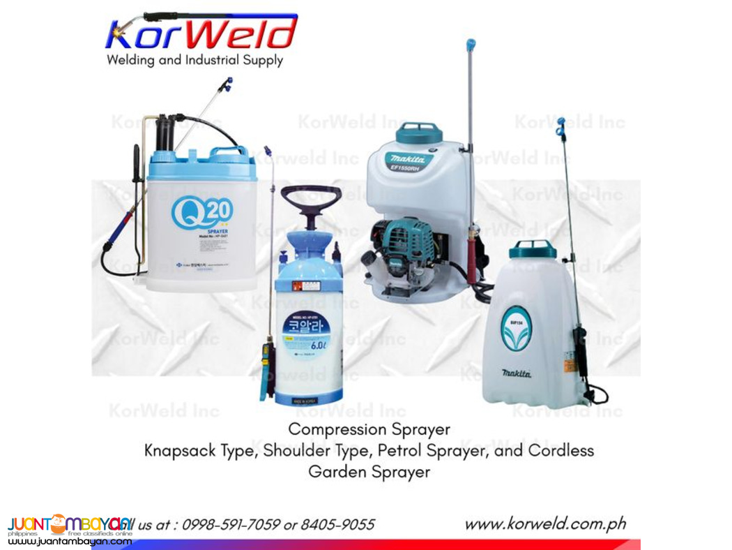 Compression Sprayer- Knapsack, Shoulder type, Petrol Sprayer etc.