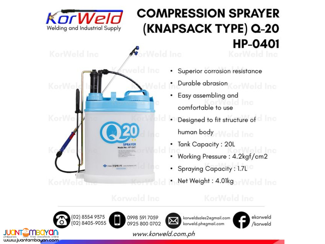 Compression Sprayer- Knapsack, Shoulder type, Petrol Sprayer etc.
