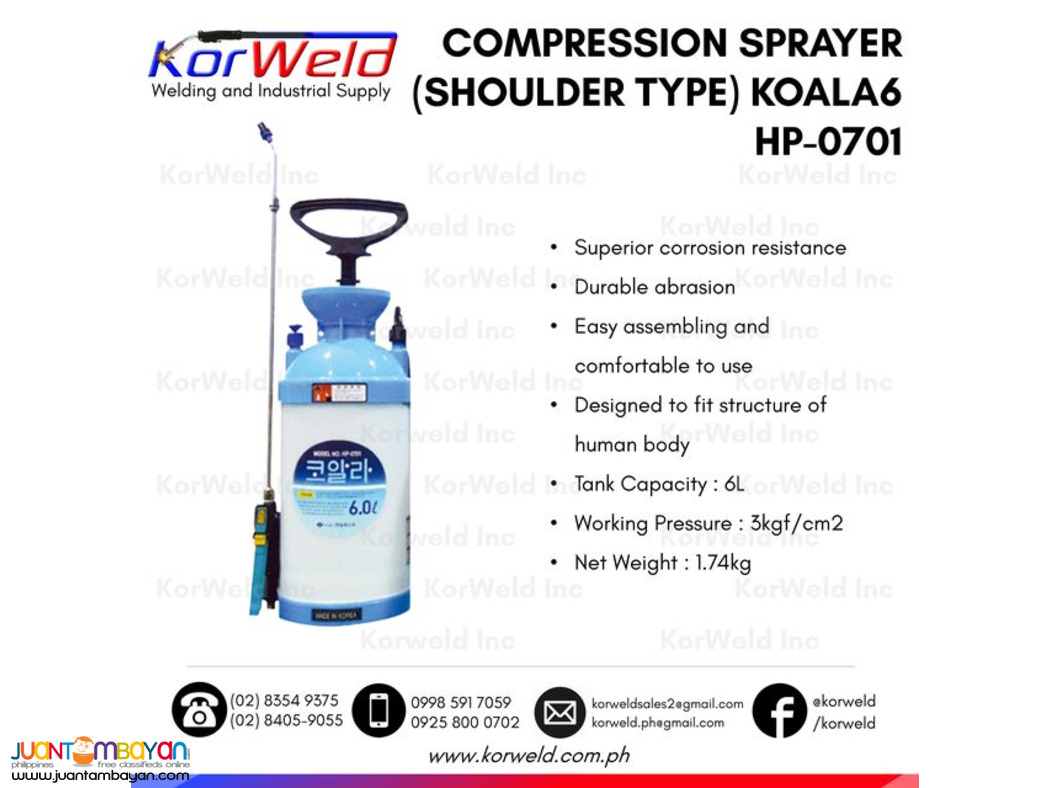 Compression Sprayer- Knapsack, Shoulder type, Petrol Sprayer etc.