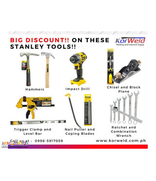 Stanley Tools: Aviation Snip, Hammer, Saw Blade Etc.