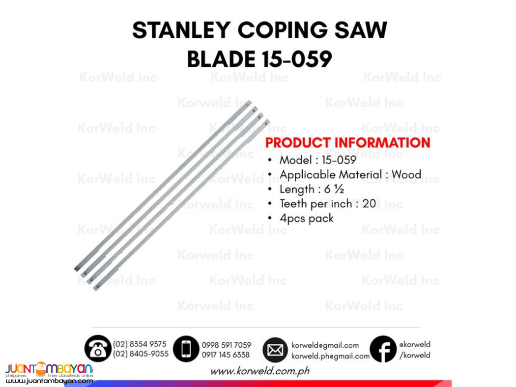 Stanley Tools: Aviation Snip, Hammer, Saw Blade Etc.