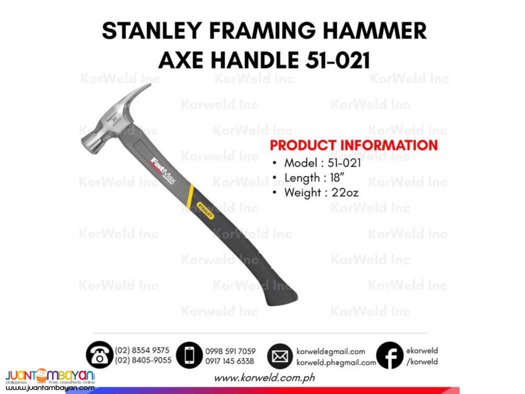 Stanley Tools: Aviation Snip, Hammer, Saw Blade Etc.