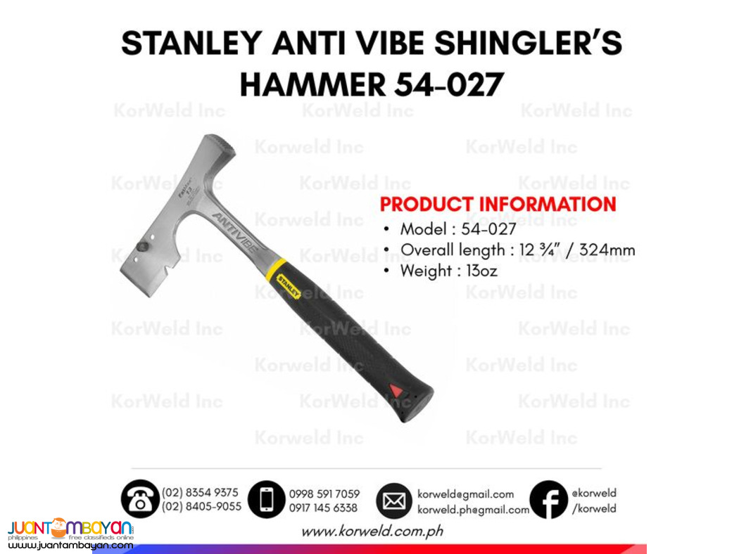 Stanley Tools: Aviation Snip, Hammer, Saw Blade Etc.