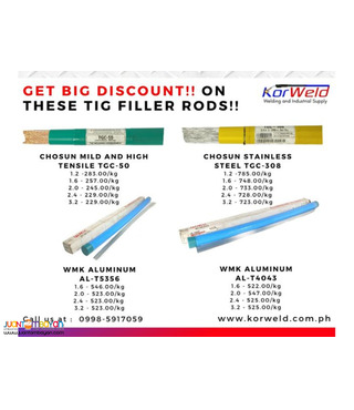 Welding Consumables (welding Rod , Filler Rod and Flux cored MIg Wire)