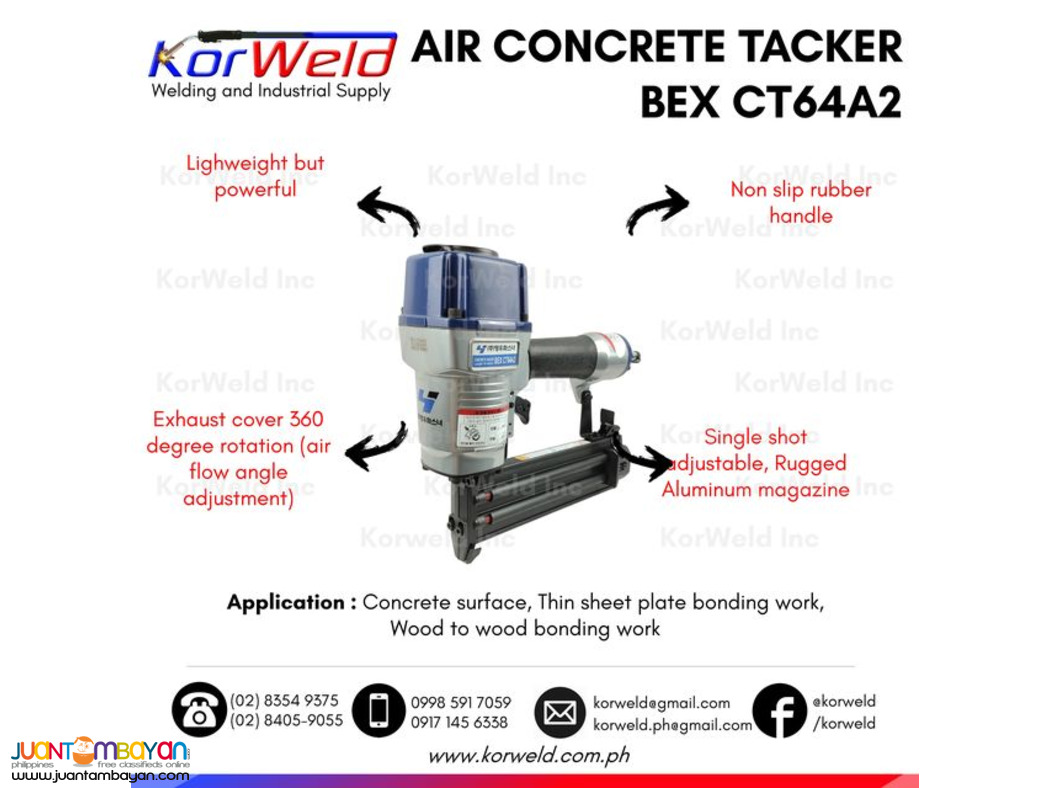 AIR CONCRETE TACKER BEX CT64A2